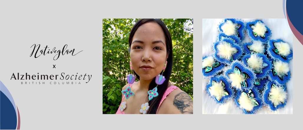 NativeGlam introduction with beaded brooch