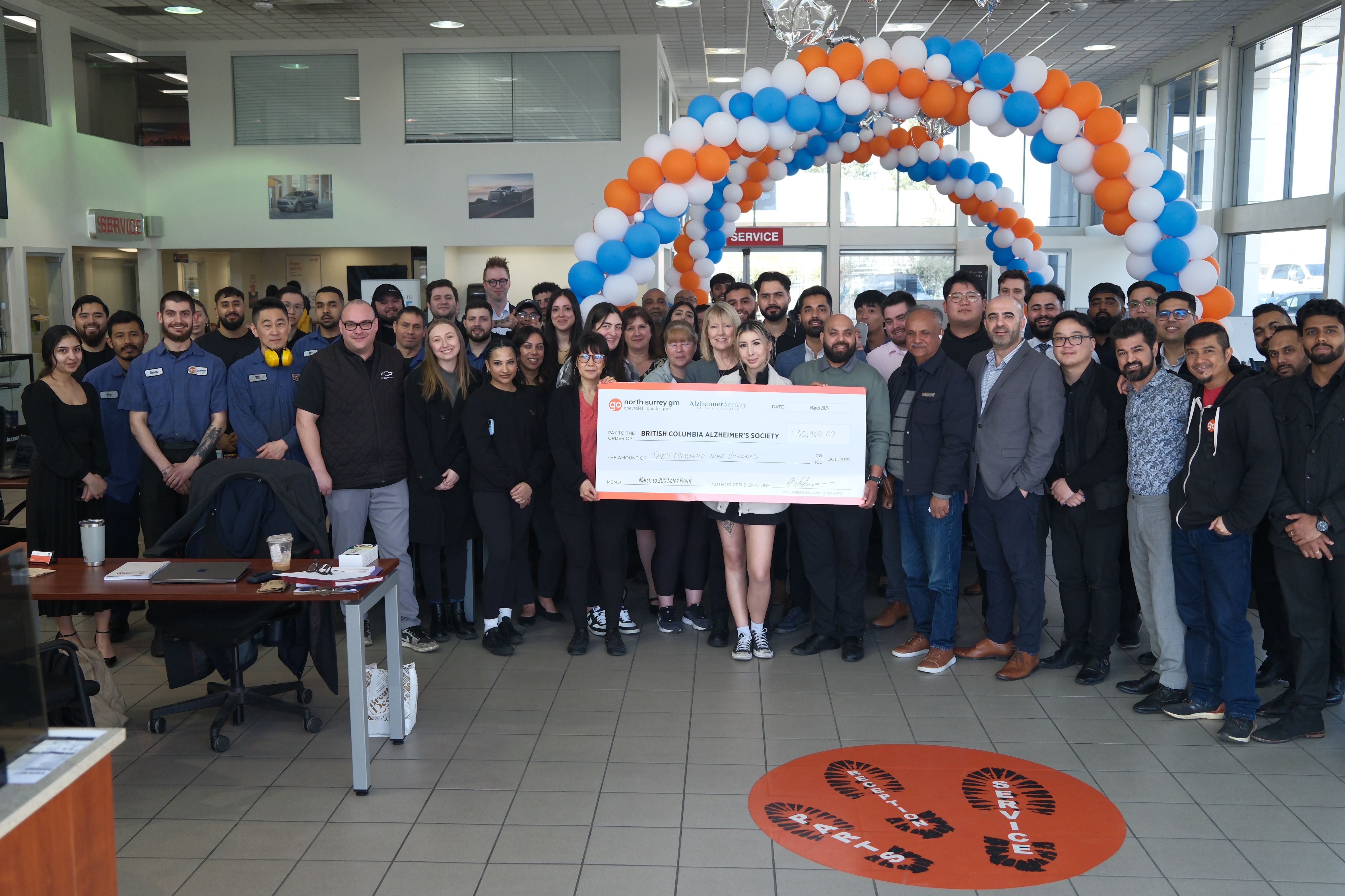 Go Auto cheque presentation