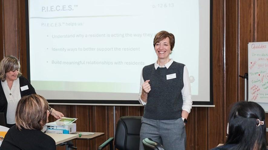 Two instructors leading a U-First! workshop