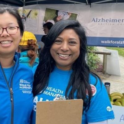 Walk co-Chairs Cathy Lin and Sue Sami