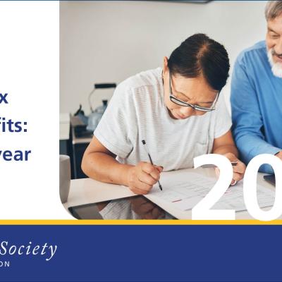 guide to income tax and benefits: 2025 tax year; couple handling finances