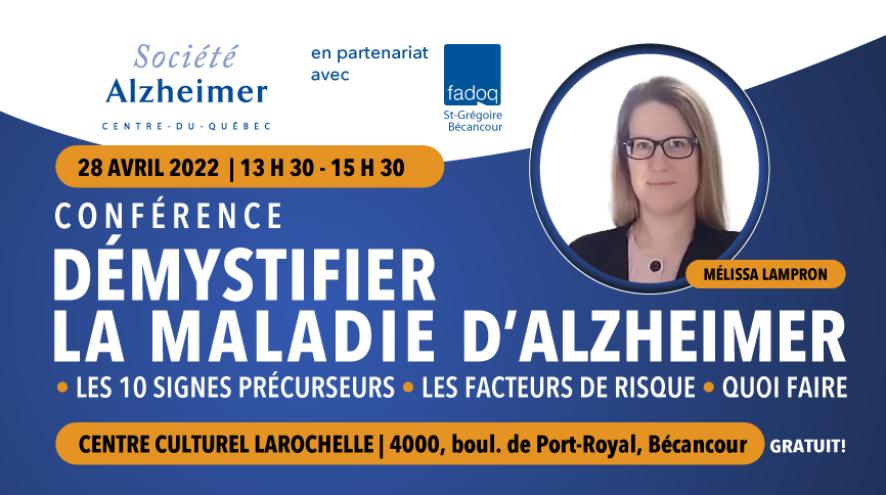 Conférence Démystifier la maladie d'Alzheimer