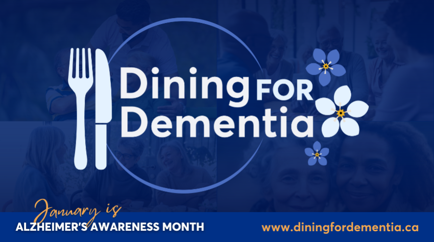 Dining for Dementia - January is Alzheimer's Awareness Month