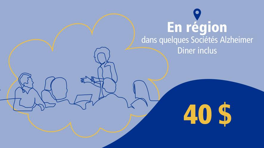 Forum en région dans quelques Sociétés Alzheimer Dîner inclus 40$