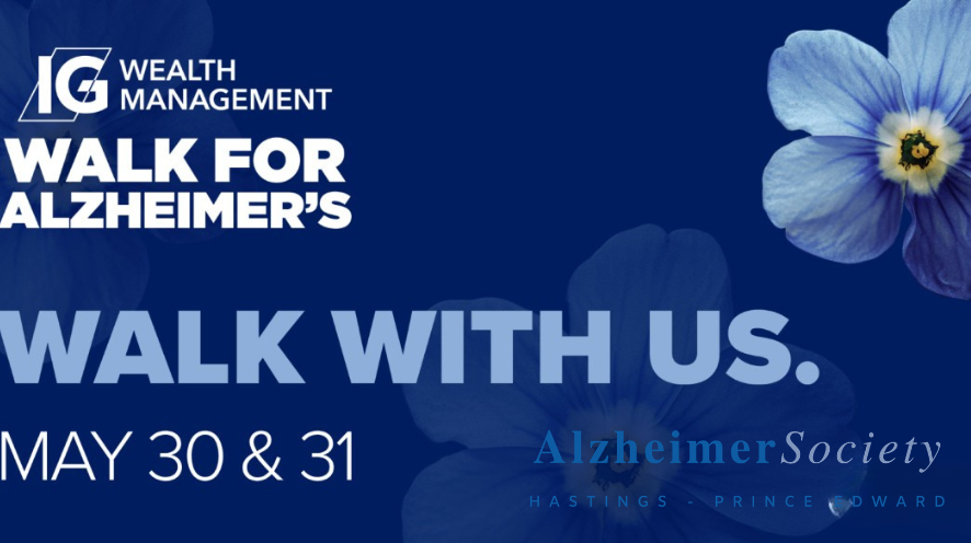 walk with us May 30th & 31st at the Walk for Alzheimer's 