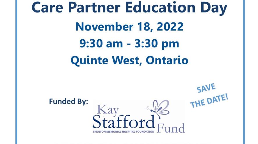 Kay Stafford Care Partner Education Day is November 18 2022