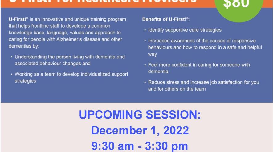 U First Training Poster