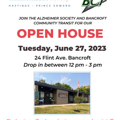 Open house poster