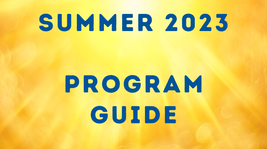Summer Program Guide Cover 2023 Image