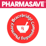 pharmasave and bracebridge compounding pharmacy logos