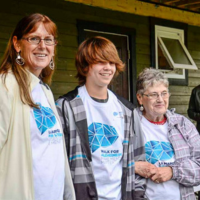 Photo of Barb, Tanner and Leona