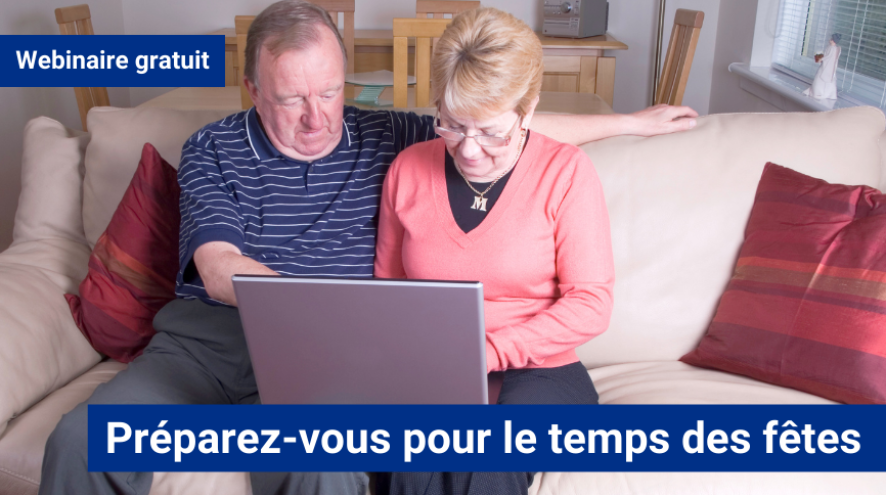 Homme et femme sur le sofa avec un ordi