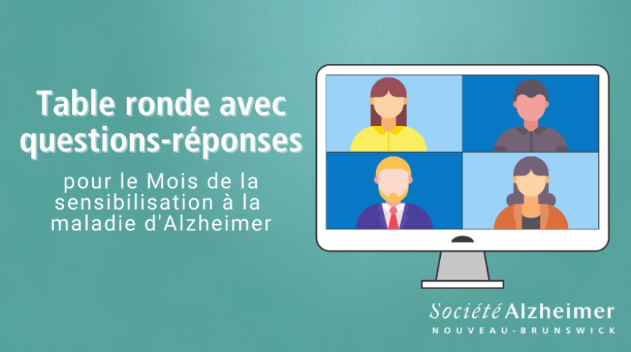 Table ronde avec questions-réponses pour le Mois de la sensibilisation a la maladie d'Alzheimer