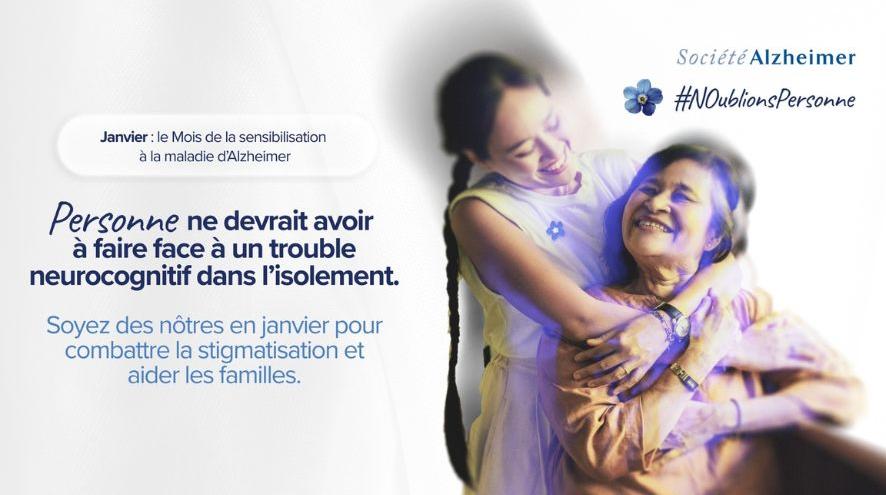 Mois de la sensibilisation à la maladie d’Alzheimer 2026