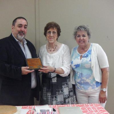 2018 Pauline Spatz Leadership Award winner Mrs. Valèrie Dubocquet