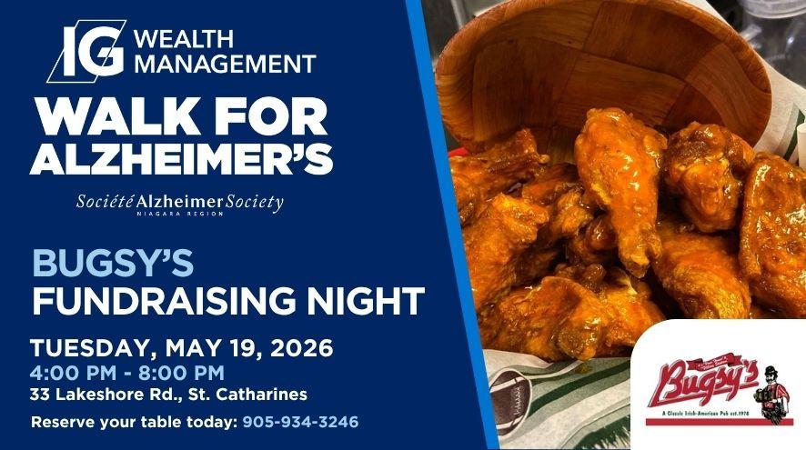 Bugsy's Fundraising Night - May 19, 2026