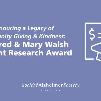 Honouring a Legacy of Community Giving & Kindness: The Fred & Mary Walsh Student Research Award