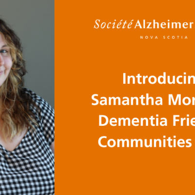 Introducing Samantha Morrison, Dementia Friendly Communities Lead