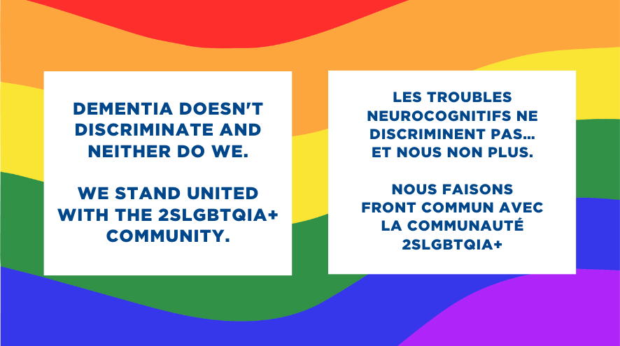 Dementia doesn't discriminate and neither do we.