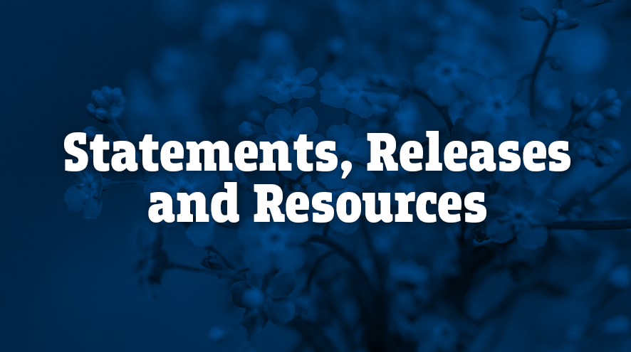 Statements, Releases and Resources