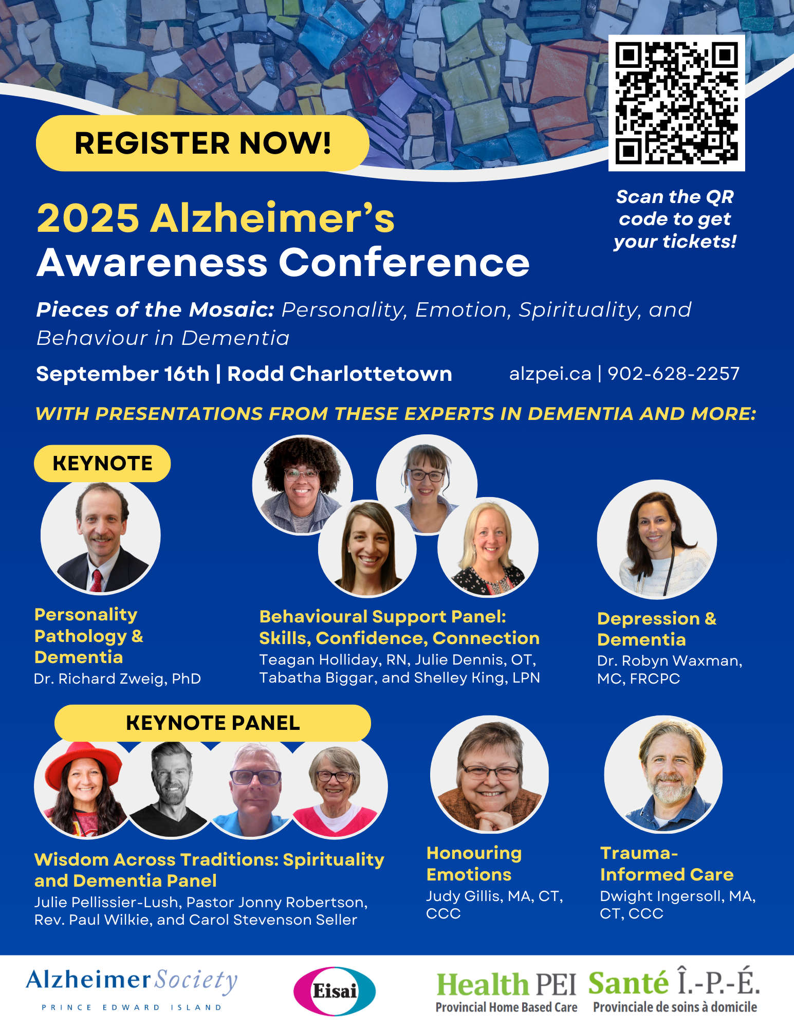 Alzheimer's Awareness Conference - Poster with Speakers