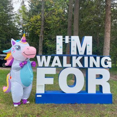 I'm Walking For sign