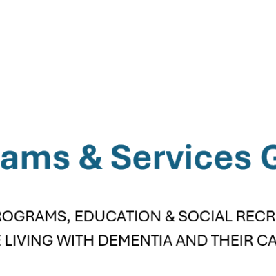 Title page of the Fall Programs and Services Guide 2025
