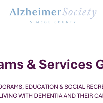 Front page of Winter Programs and Services Guide 