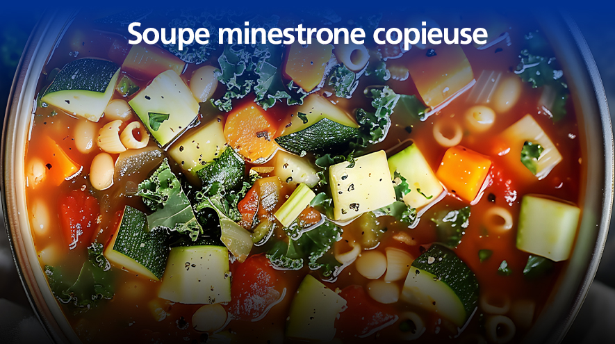 Soupe minestrone copieuse