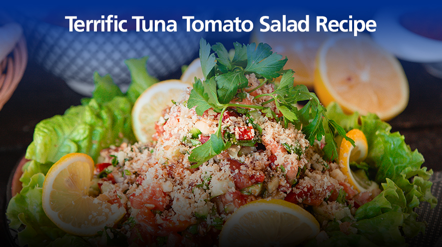 Terrific tuna tomato salad recipe