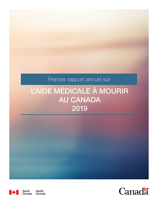 Santé Canada : Premier rapport annuel sur l’aide médicale à mourir au Canada, 2019 - couverture