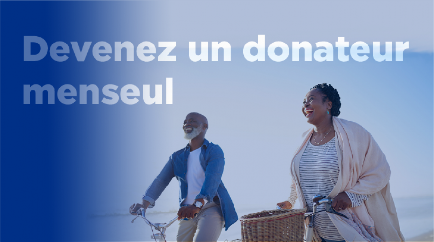 Devenez un donateur menseul.