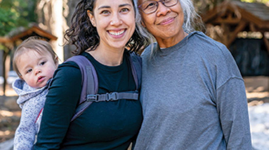 Image of baby, mother, grandmother