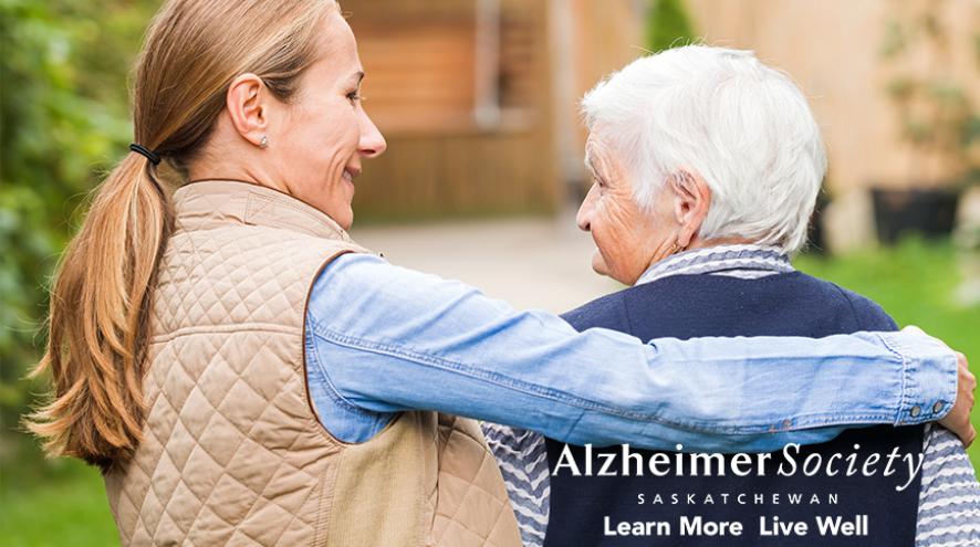woman talking to elderly woman