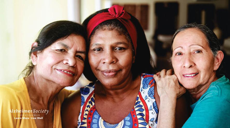 Image depicts three women standing close together