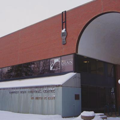 The front view of the Godfrey Dean Art Gallery 